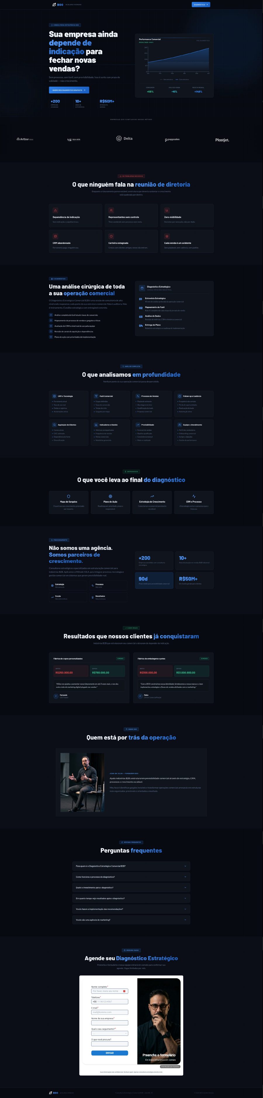 Landing page BOO Acelera Vendas